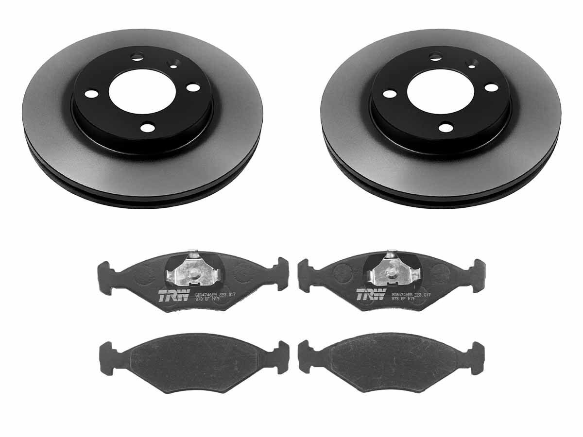 Kit De Balatas Semimetalicas Y Discos Delanteros