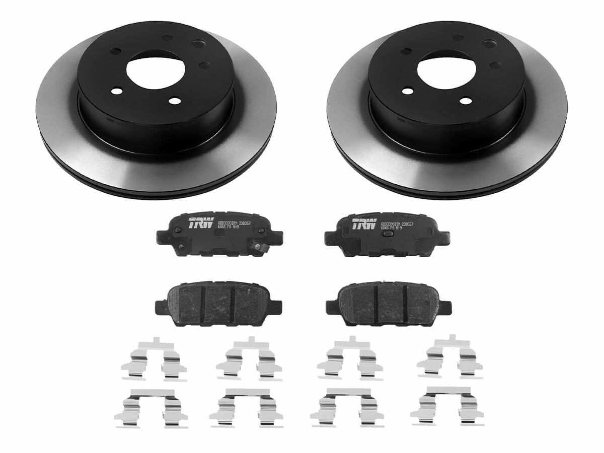 Kit De Balatas Ceramicas Y Discos Traseros