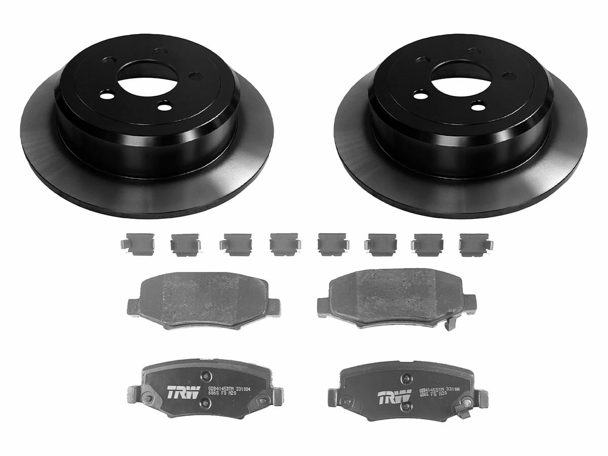 Kit De Balatas Ceramicas Y Discos Traseros