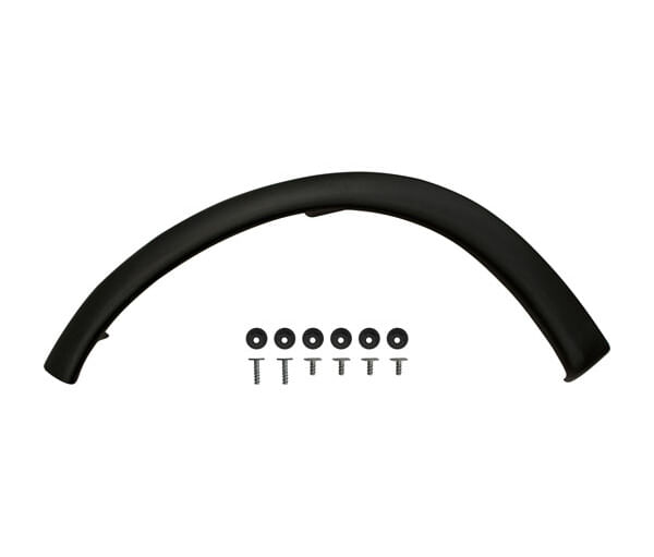 Moldura Para Salpicadera Delantera Negra Texturizada Lado Conductor