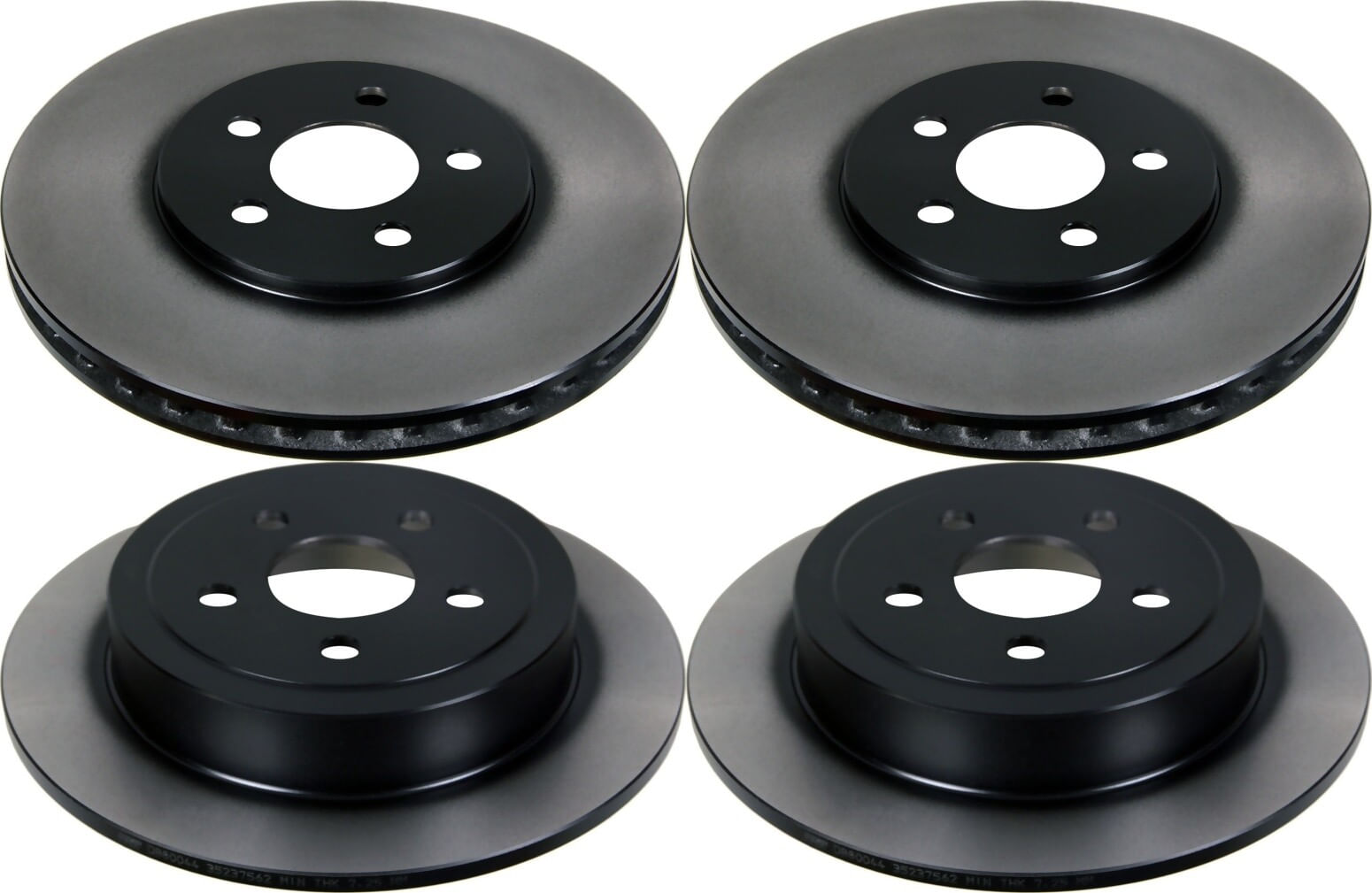 Kit De 4 Discos Ventilados