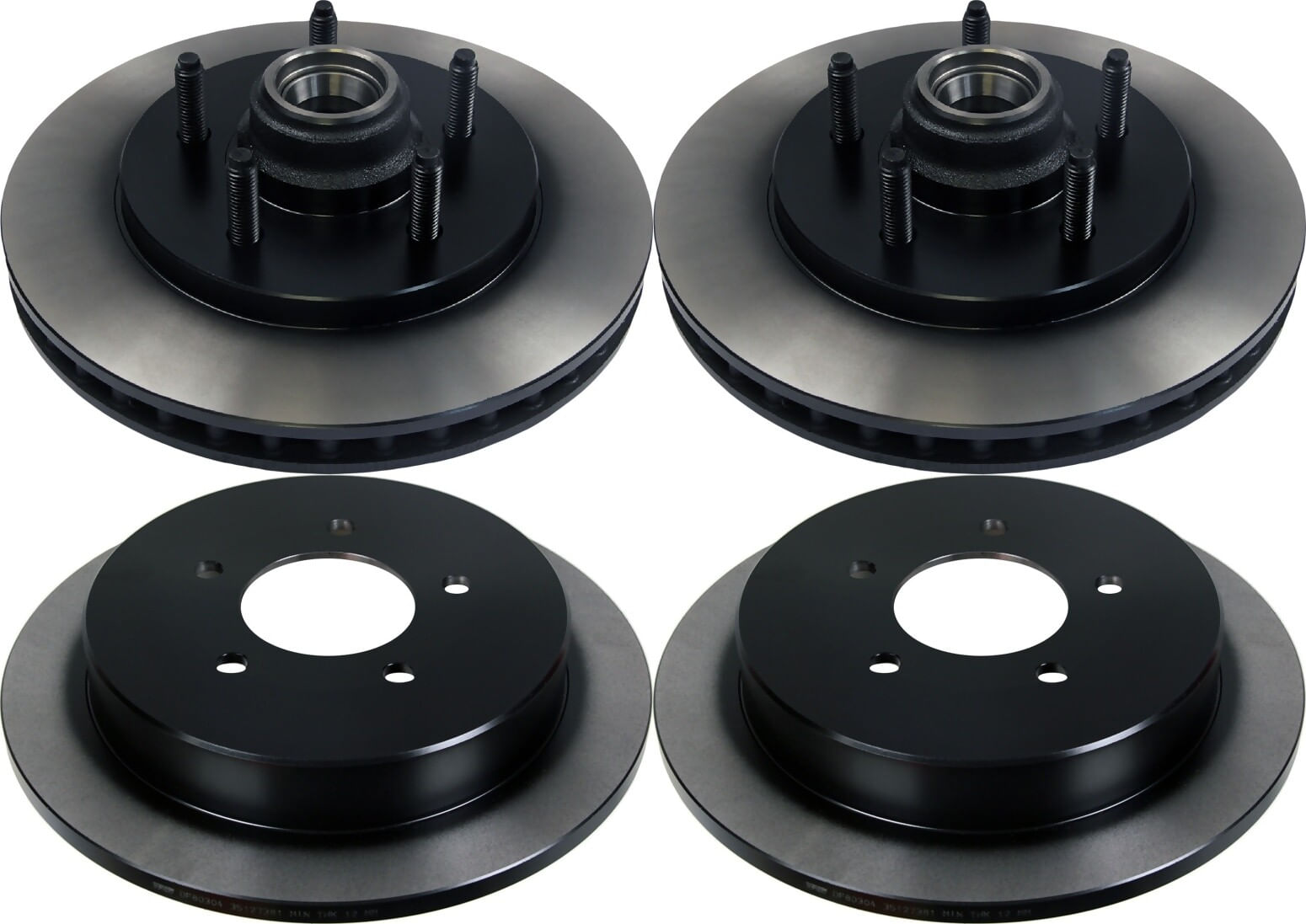 Kit De 4 Discos Ventilados