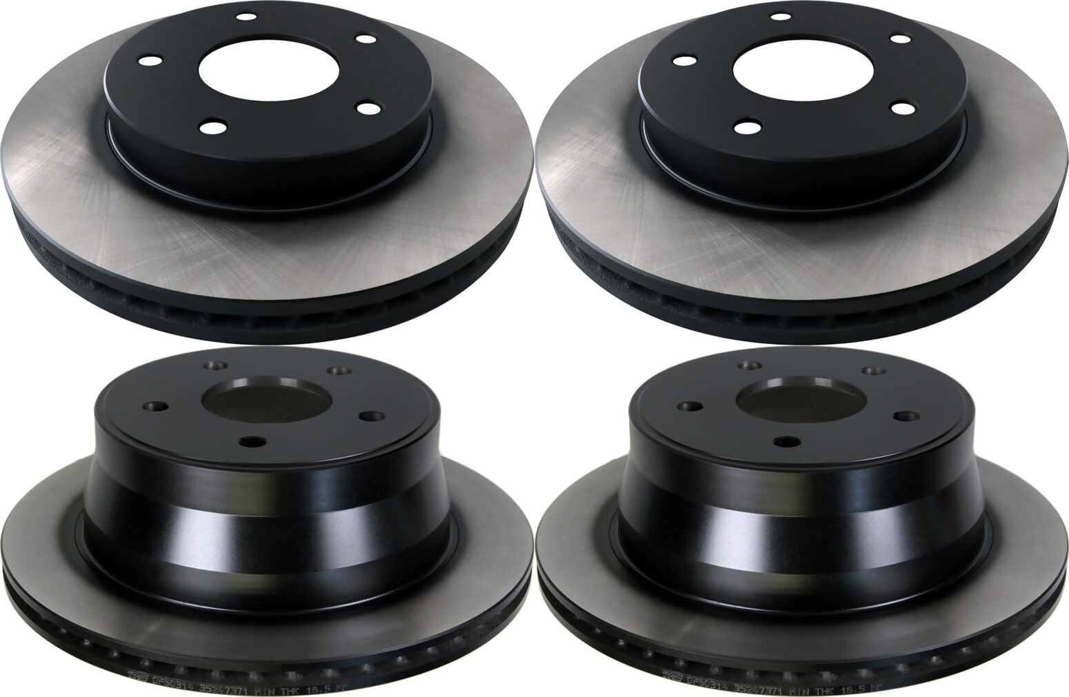 Kit De 4 Discos Ventilados