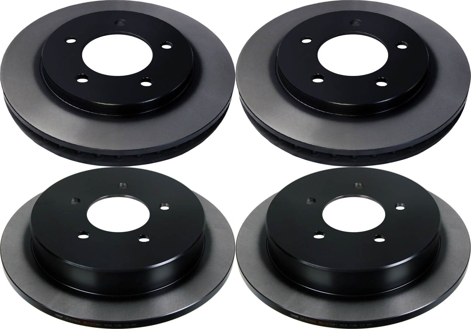 Kit De 4 Discos Ventilados