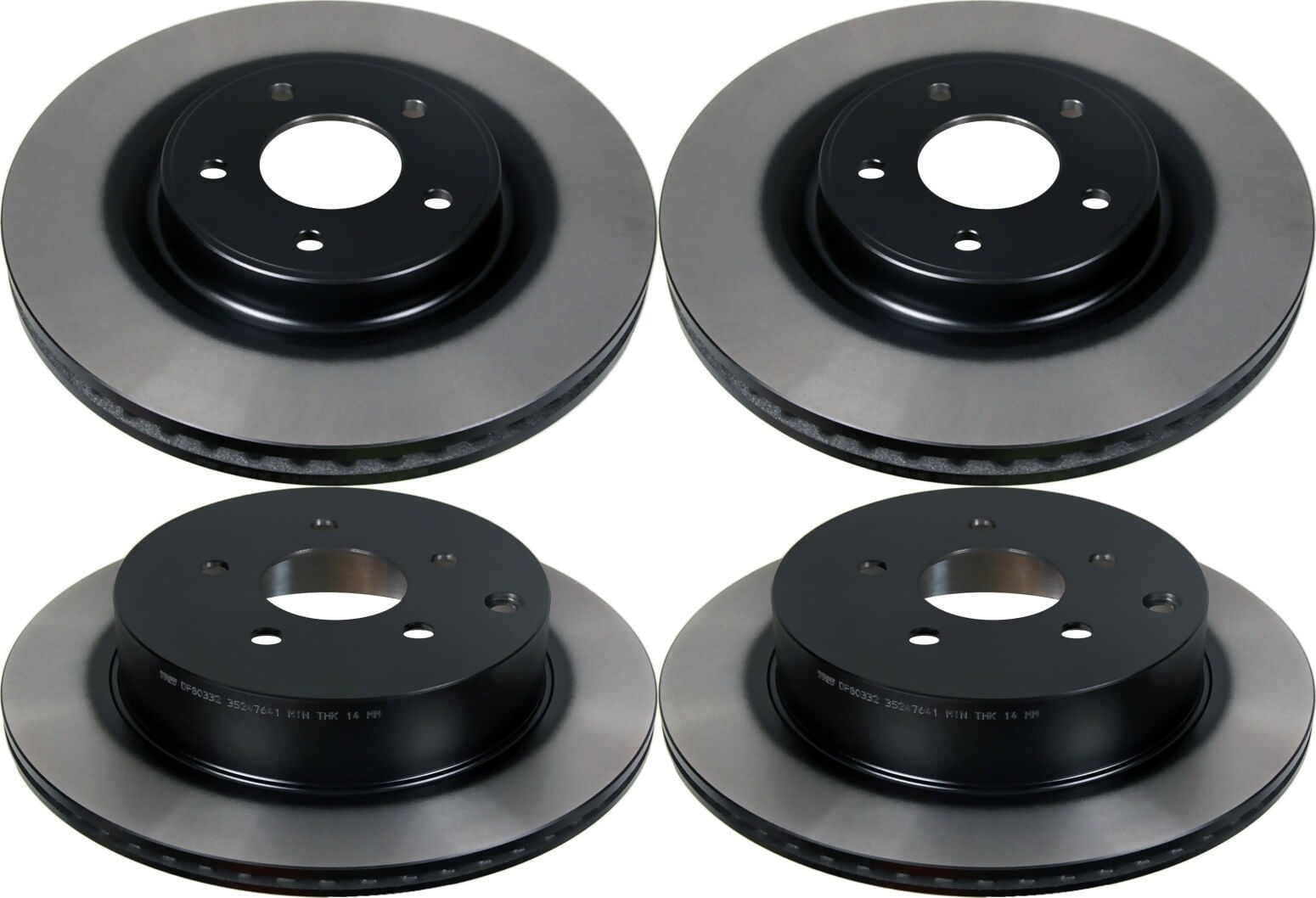 Kit De 4 Discos Ventilados