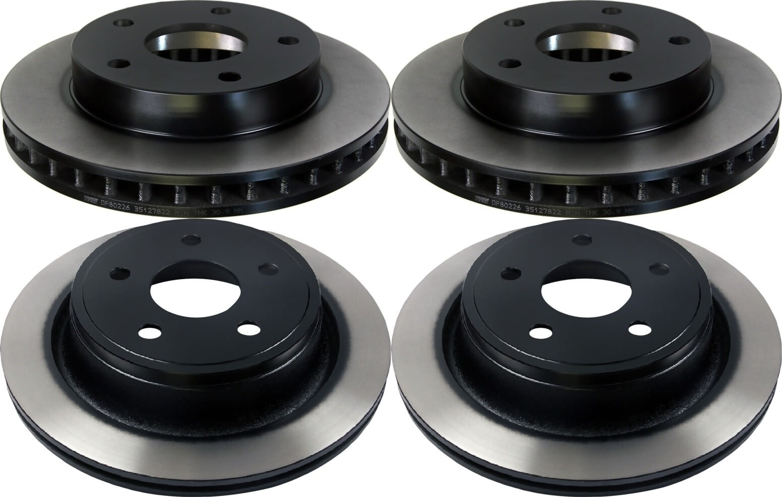 Kit De 4 Discos Ventilados