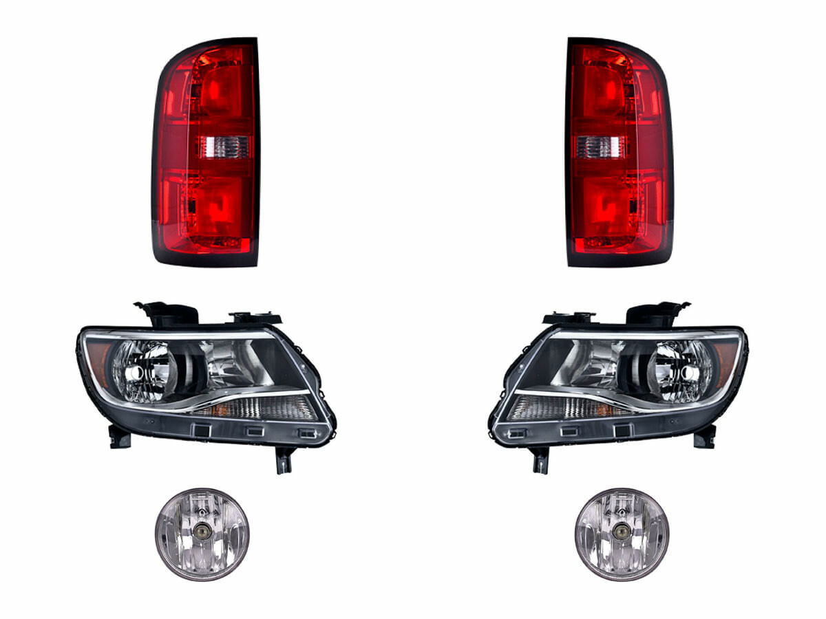Kit De Faros Principales, Faros De Niebla Y Calaveras (6 Piezas)