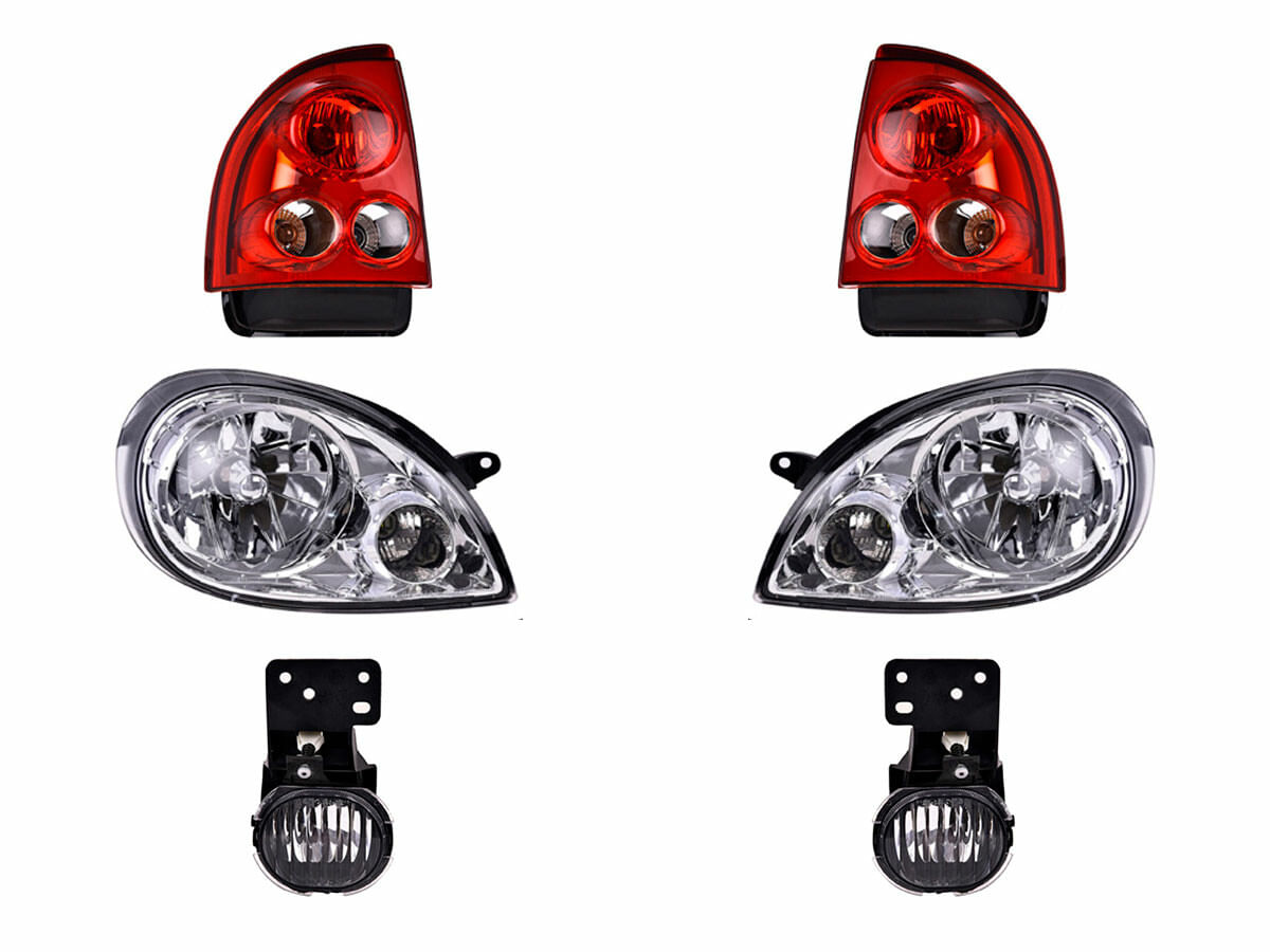 Kit De Faros Principales, Faros De Niebla Y Calaveras (6 Piezas)