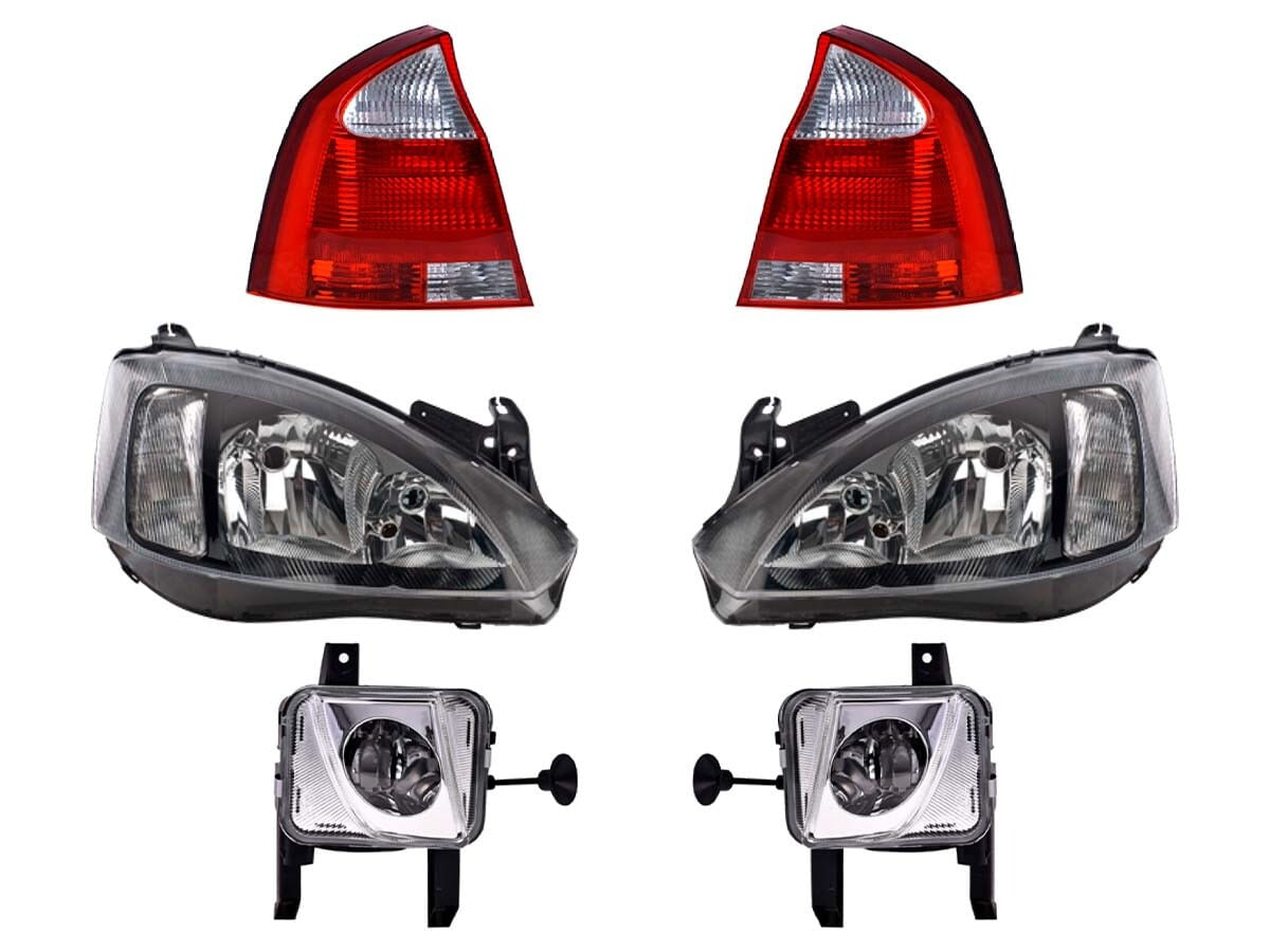 Kit De Faros Principales, Faros De Niebla Y Calaveras (6 Piezas)