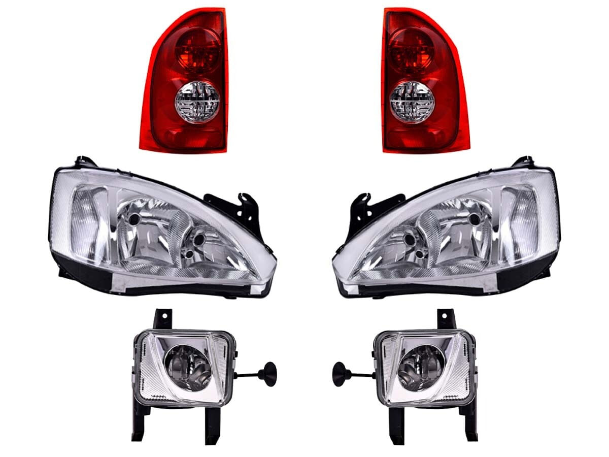 Kit De Faros Principales, Faros De Niebla Y Calaveras (6 Piezas)