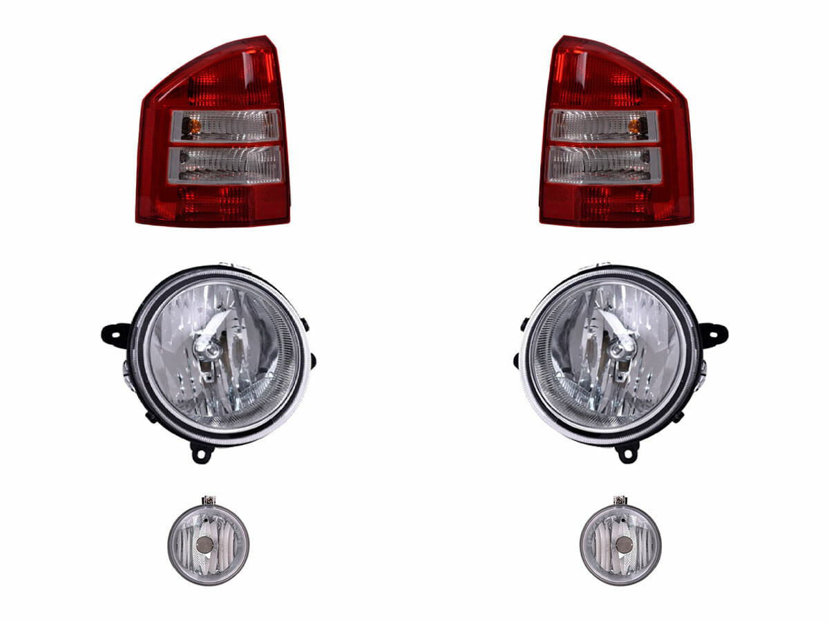 Kit De Faros Principales, Faros De Niebla Y Calaveras (6 Piezas)