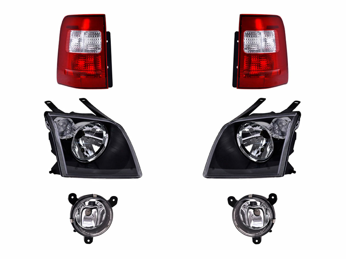 Kit De Faros Principales, Faros De Niebla Y Calaveras (6 Piezas)
