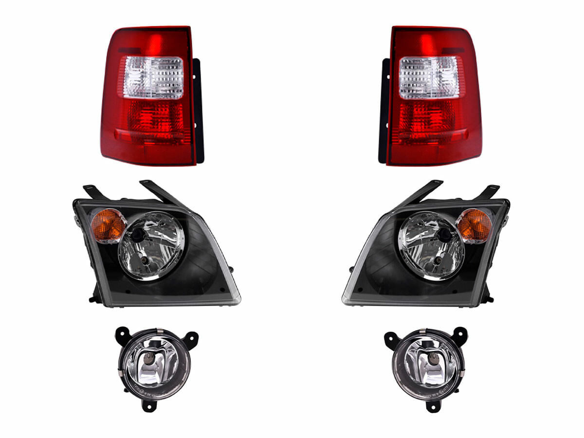 Kit De Faros Principales, Faros De Niebla Y Calaveras (6 Piezas)