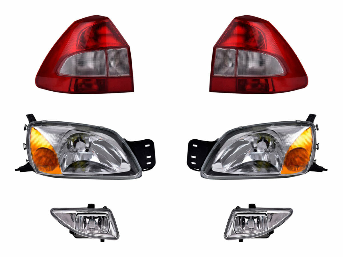Kit De Faros Principales, Faros De Niebla Y Calaveras (6 Piezas)