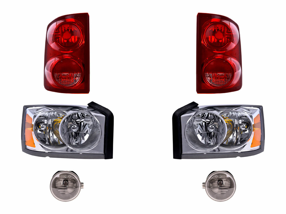 Kit De Faros Principales, Faros De Niebla Y Calaveras (6 Piezas)