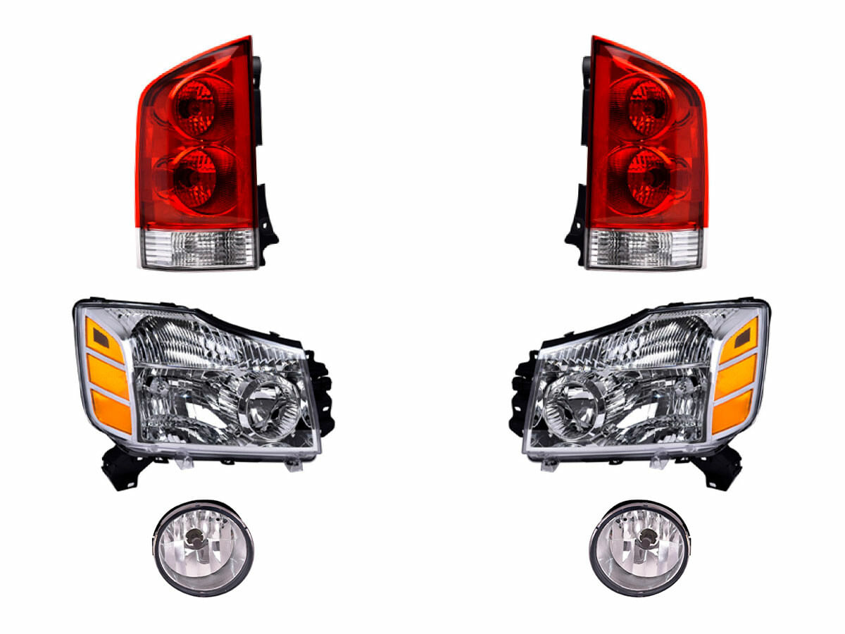 Kit De Faros Principales, Faros De Niebla Y Calaveras (6 Piezas)