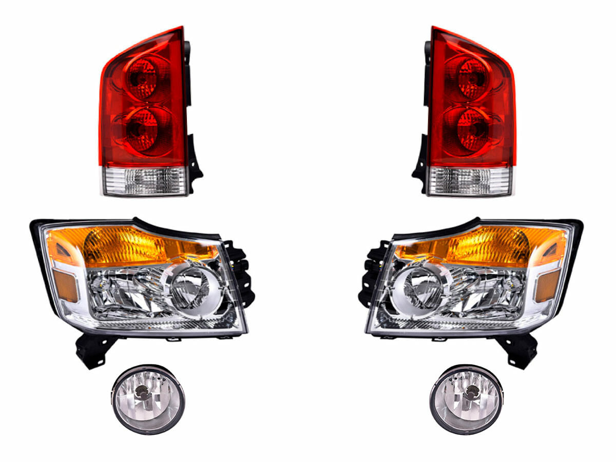 Kit De Faros Principales, Faros De Niebla Y Calaveras (6 Piezas)