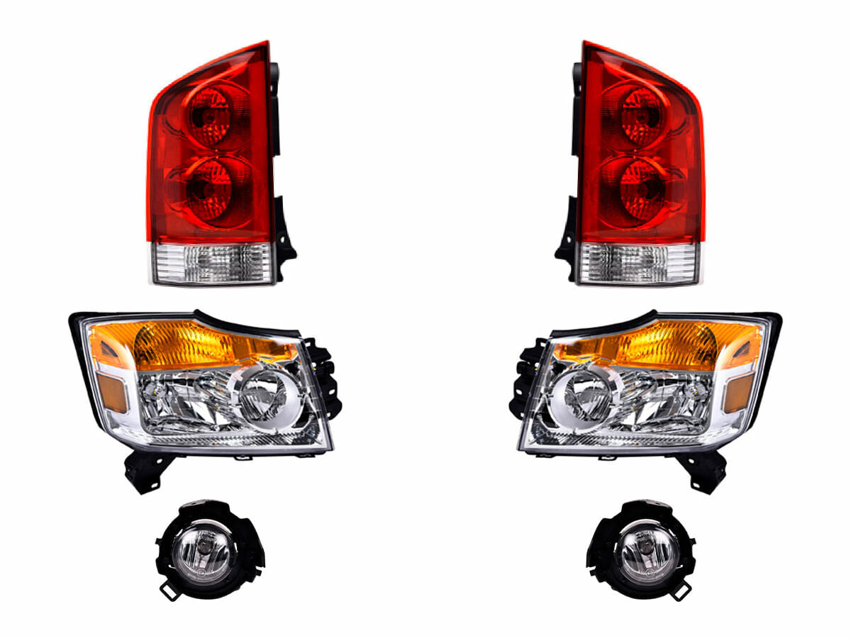 Kit De Faros Principales, Faros De Niebla Y Calaveras (6 Piezas)