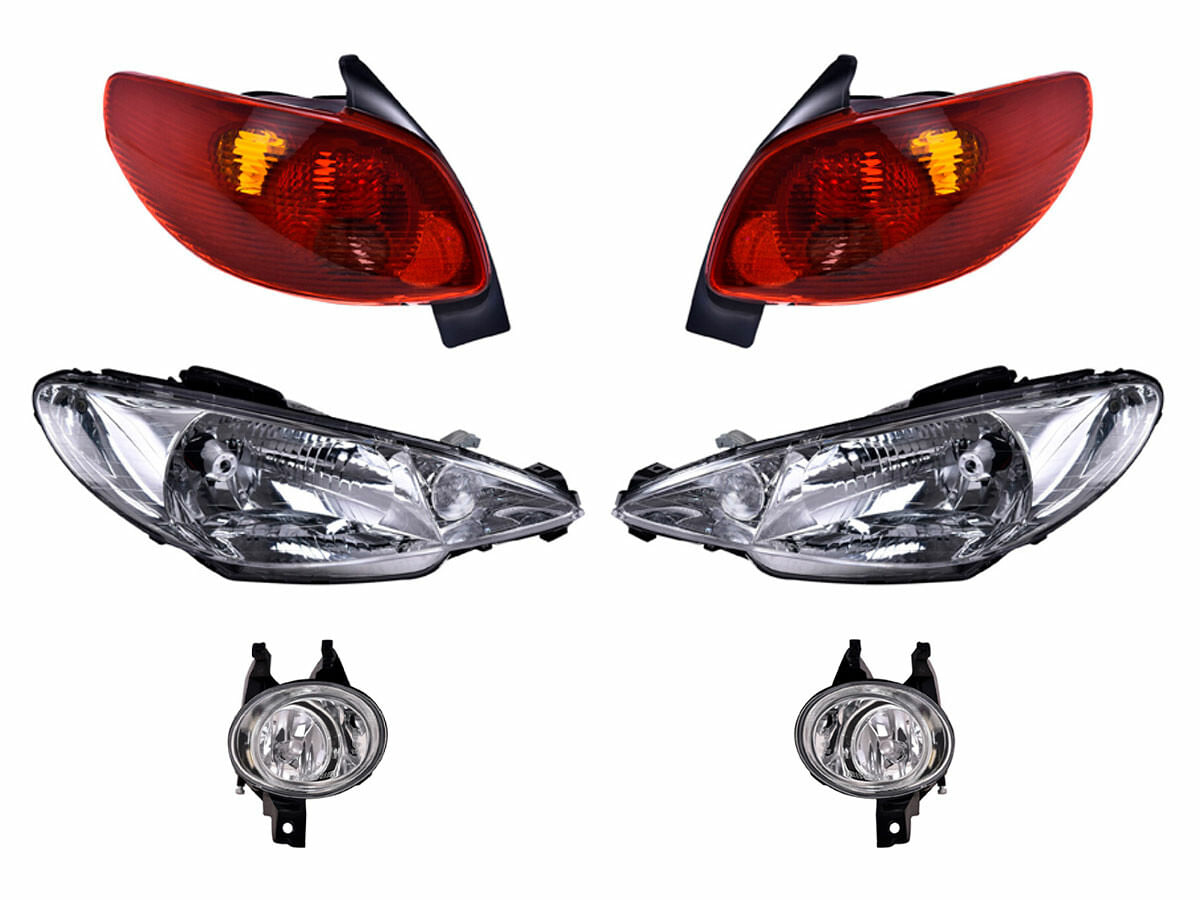 Kit De Faros Principales, Faros De Niebla Y Calaveras (6 Piezas)
