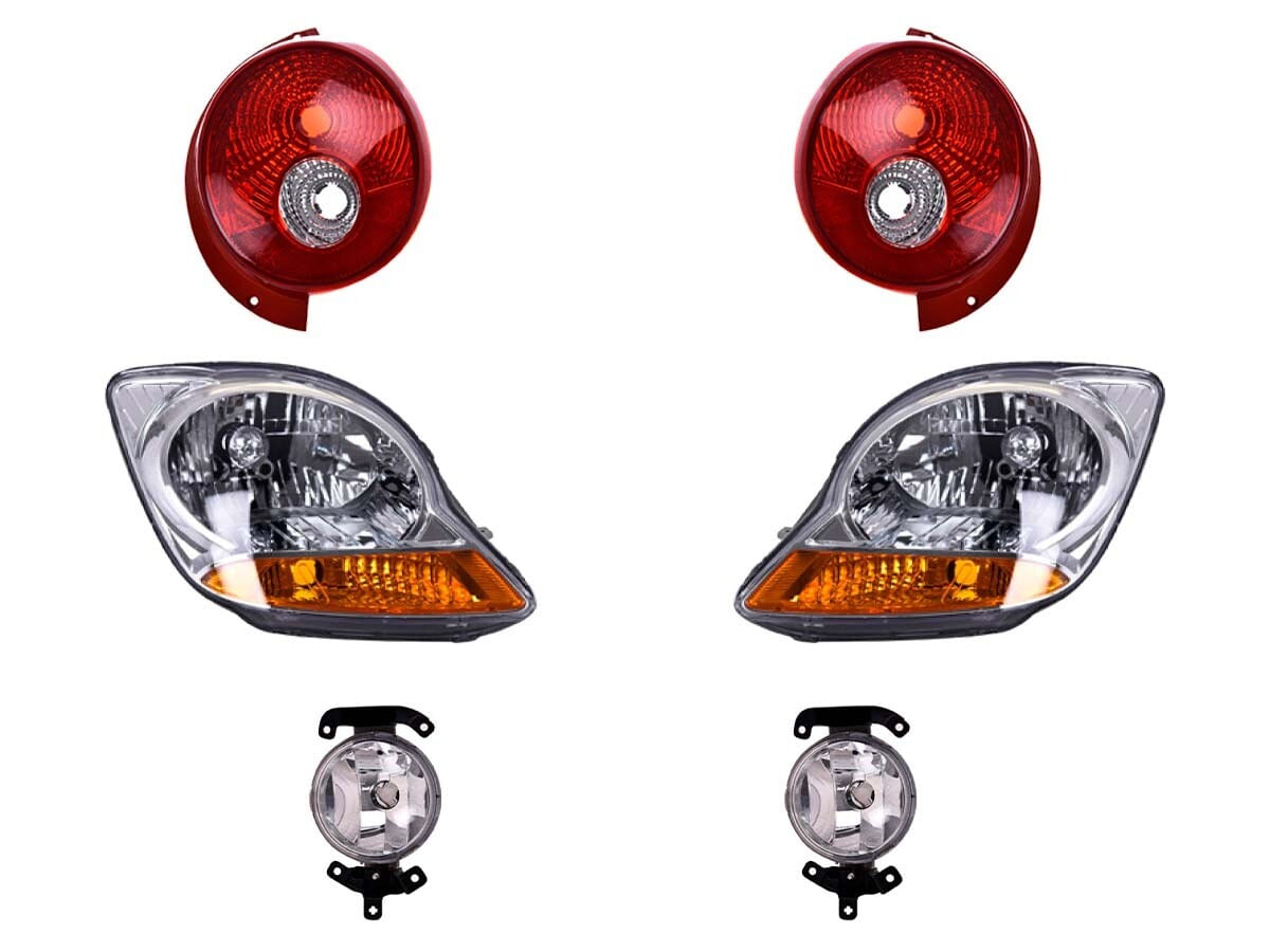 Kit De Faros Principales, Faros De Niebla Y Calaveras (6 Piezas)