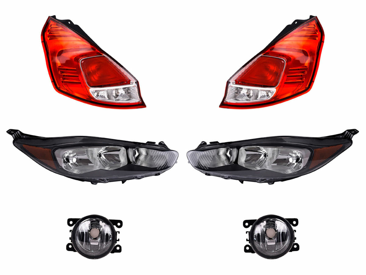 Kit De Faros Principales, Faros De Niebla Y Calaveras (6 Piezas)