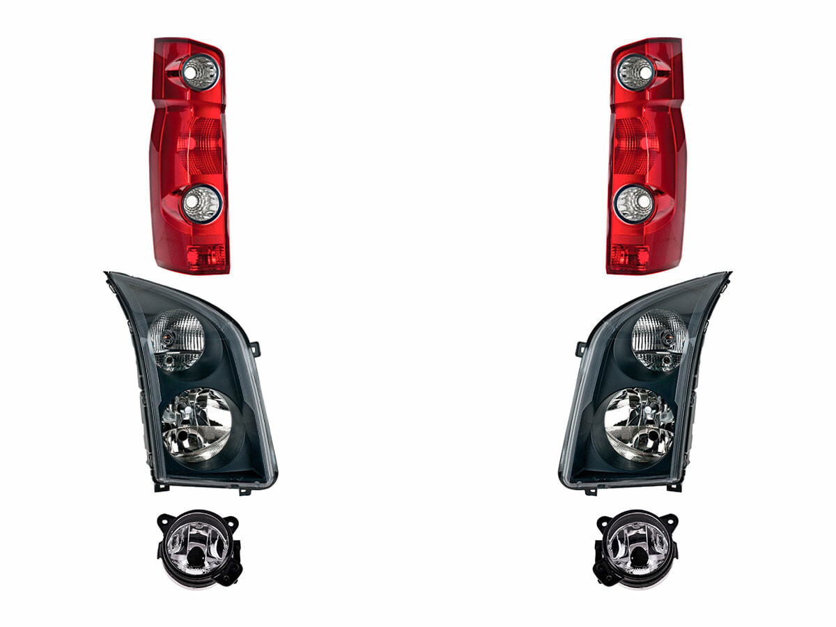Kit De Faros Principales, Faros De Niebla Y Calaveras (6 Piezas)