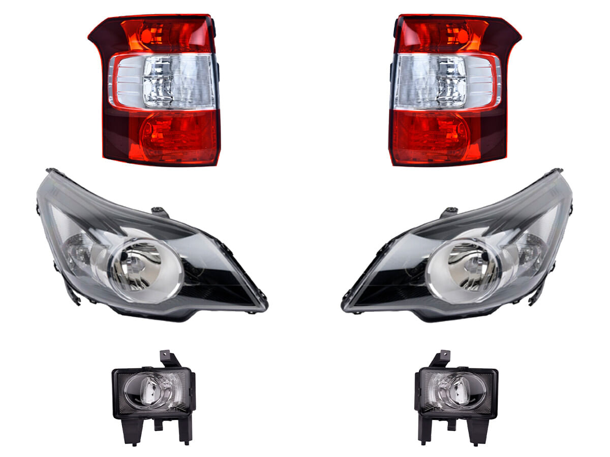 Kit De Faros Principales, Faros De Niebla Y Calaveras (6 Piezas)
