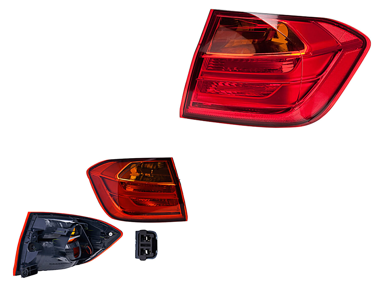 Par De Calaveras Exteriores Con Leds