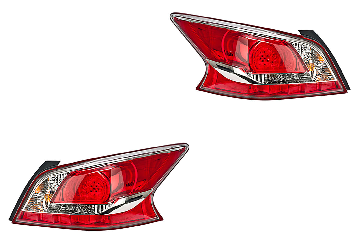 Par De Calaveras Filo Rojo Con Leds
