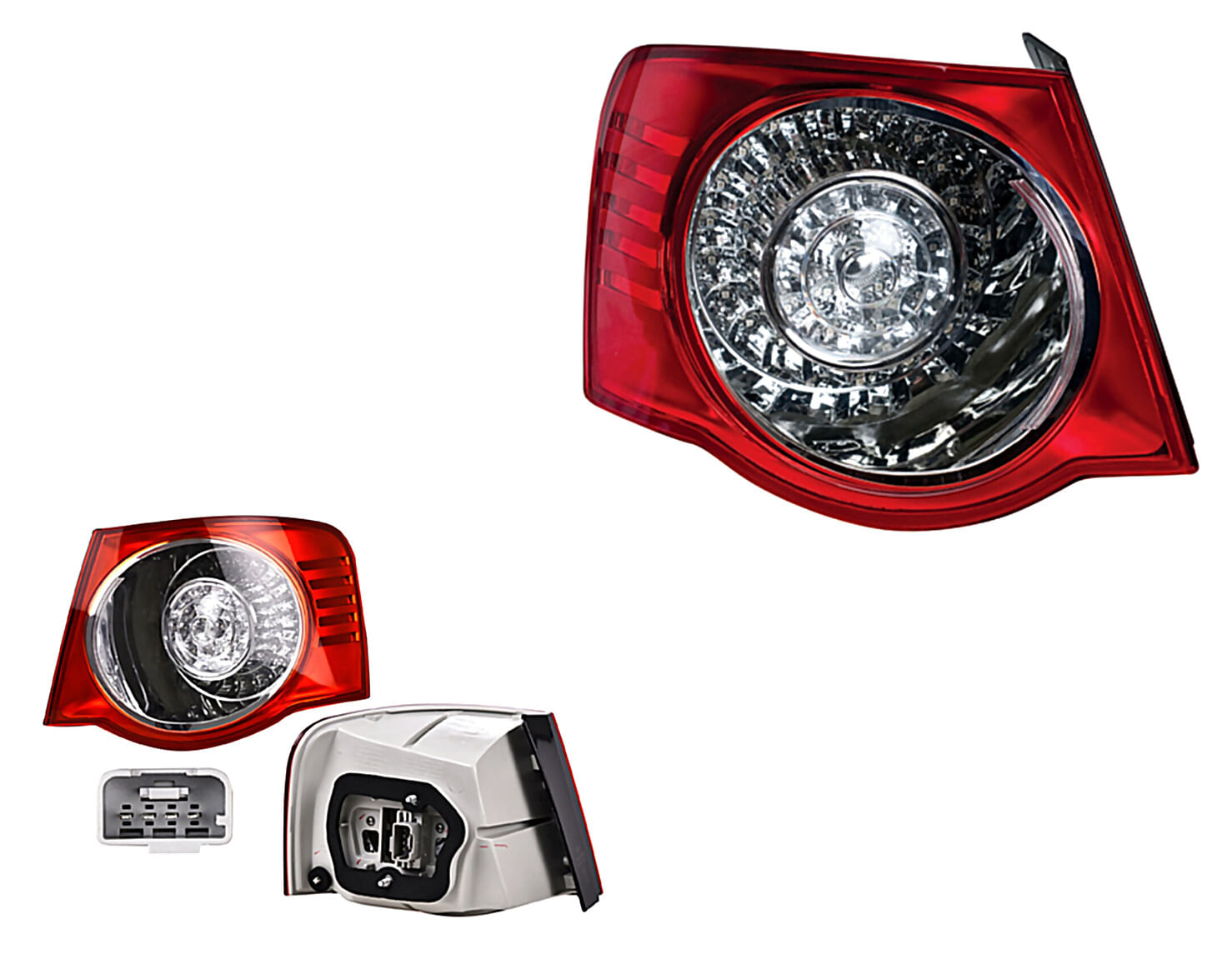Par De Calaveras Exteriores Con Leds