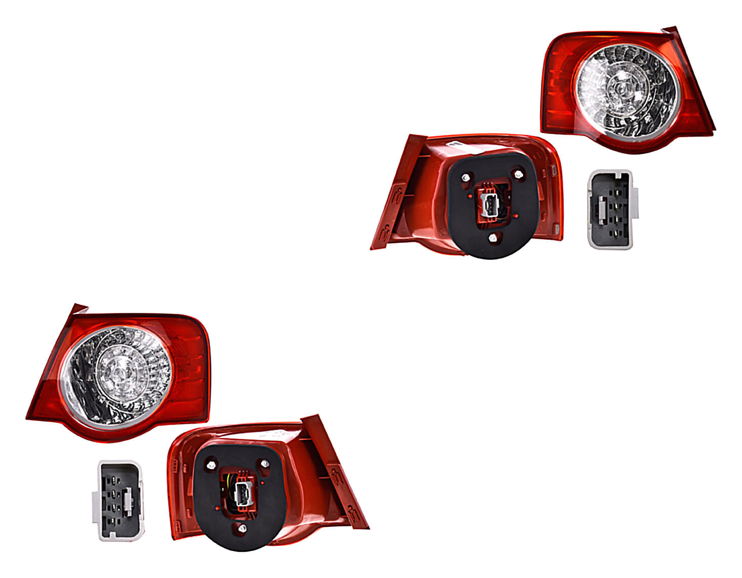 Par De Calaveras Exteriores Con Leds