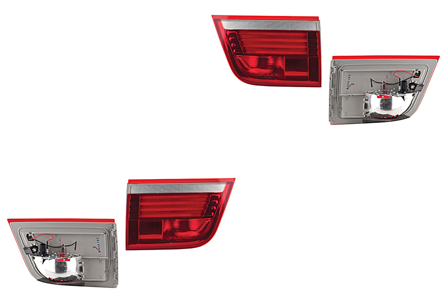 Par De Calaveras Interiores Con Leds