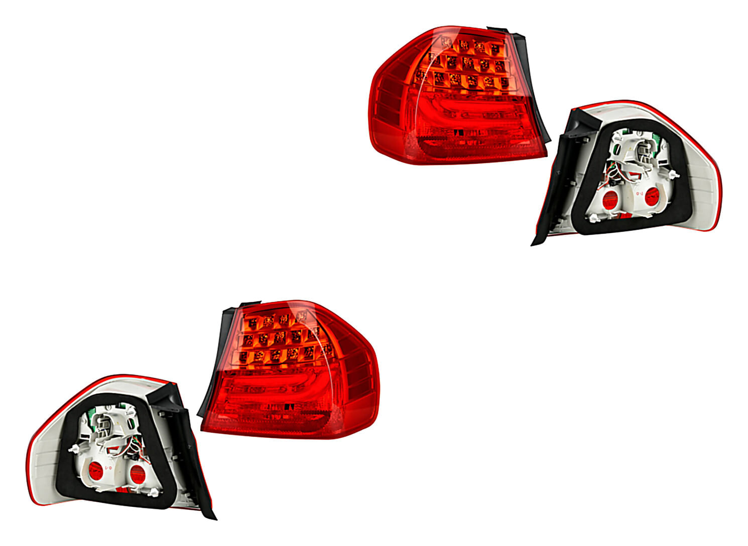 Par De Calaveras Exteriores Con Leds