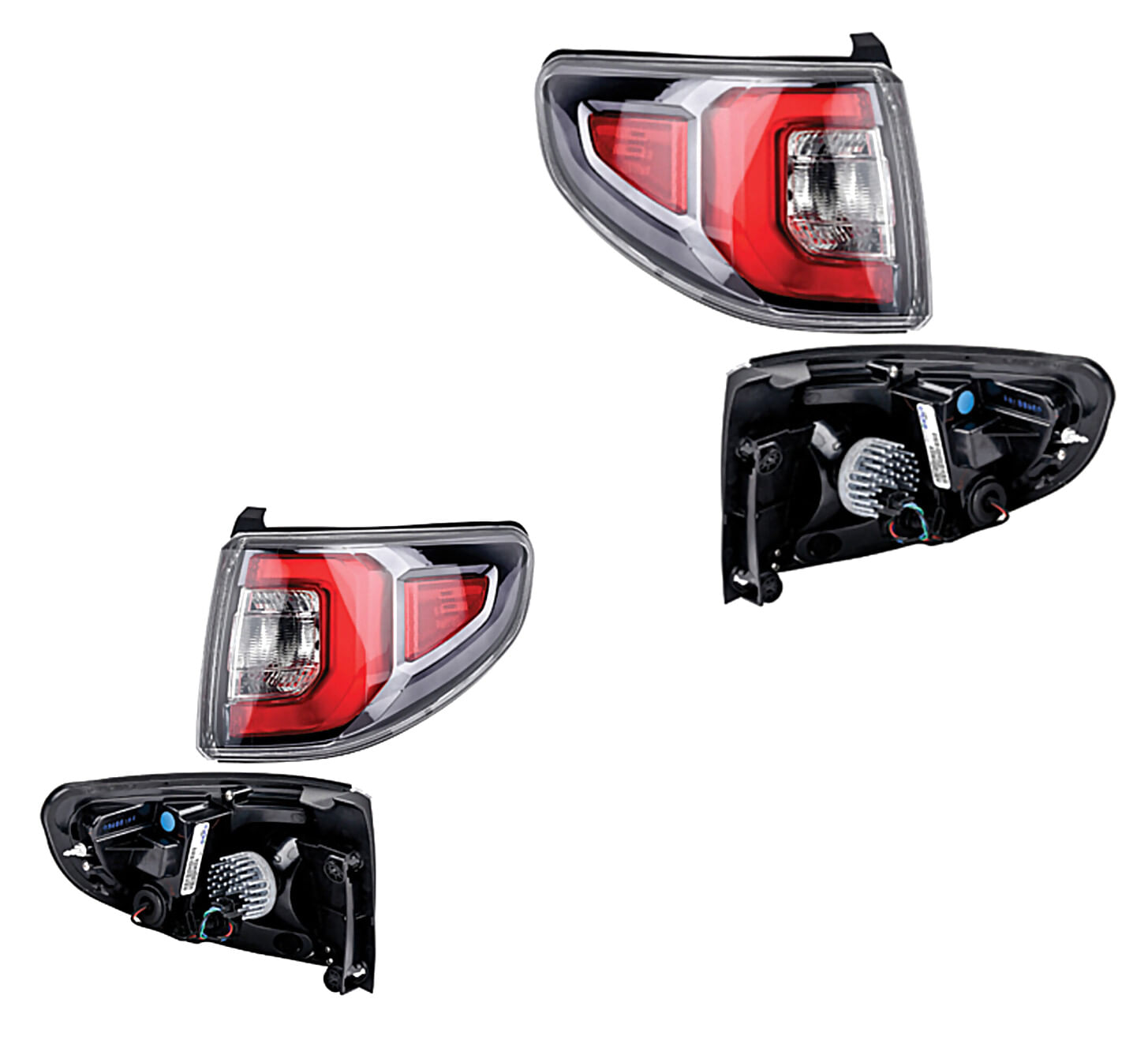 Par De Calaveras Exteriores Con Leds
