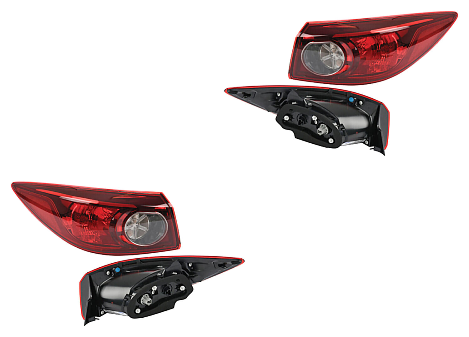 Par De Calaveras Exteriores Sin Leds