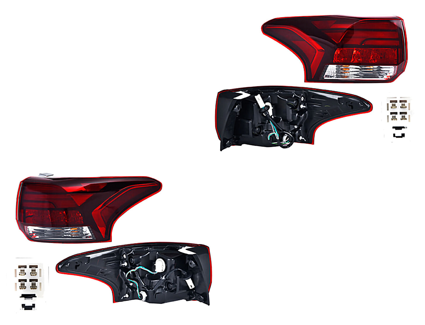 Par De Calaveras Exteriores Con Leds