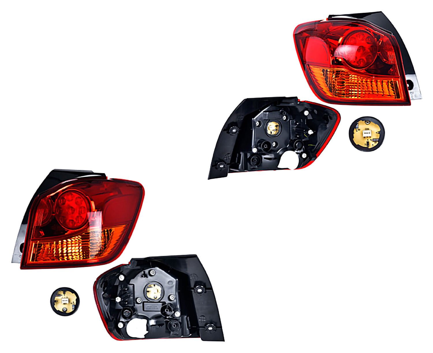 Par De Calaveras Exteriores Con Leds