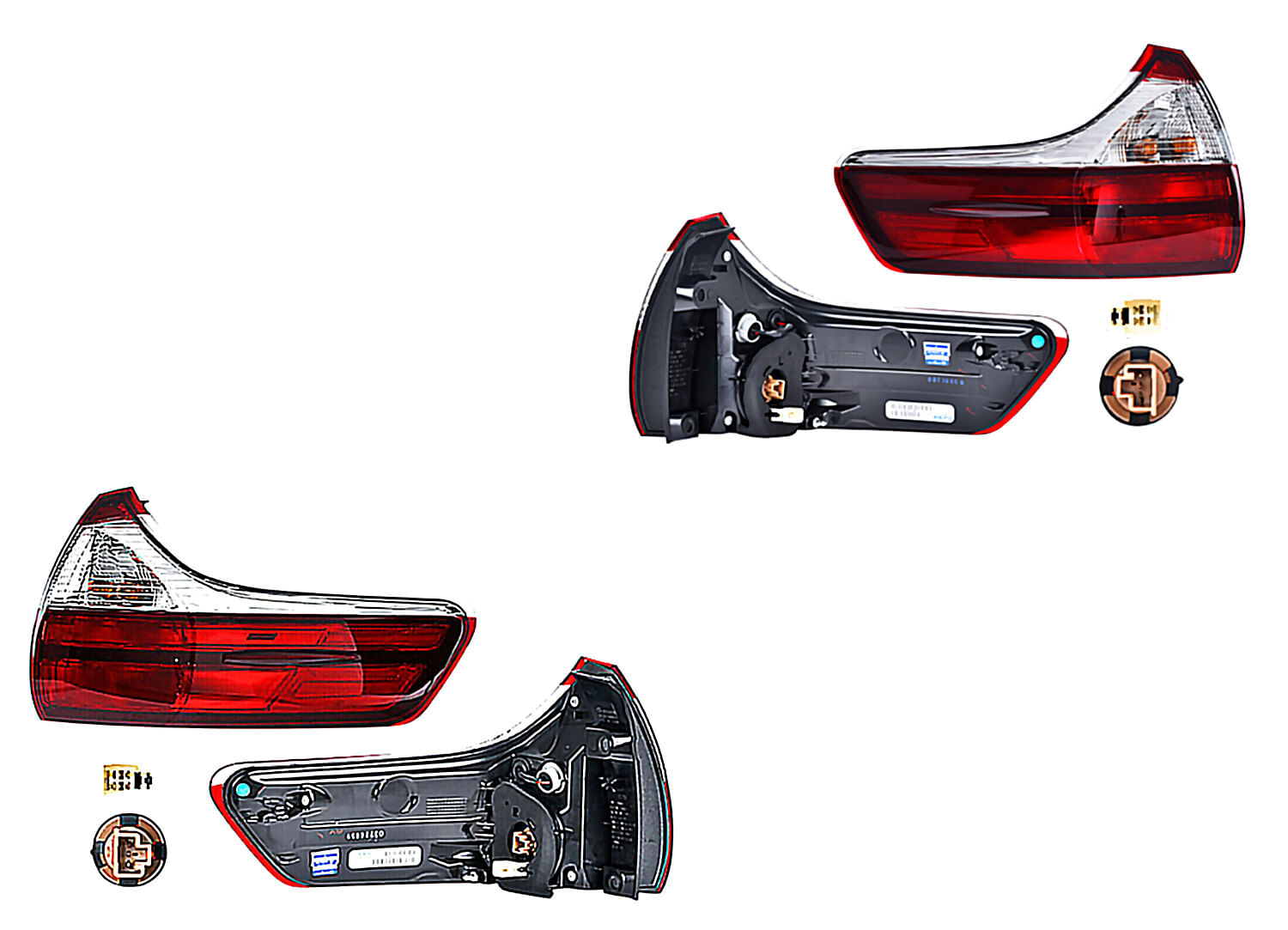 Par De Calaveras Exteriores Con Leds