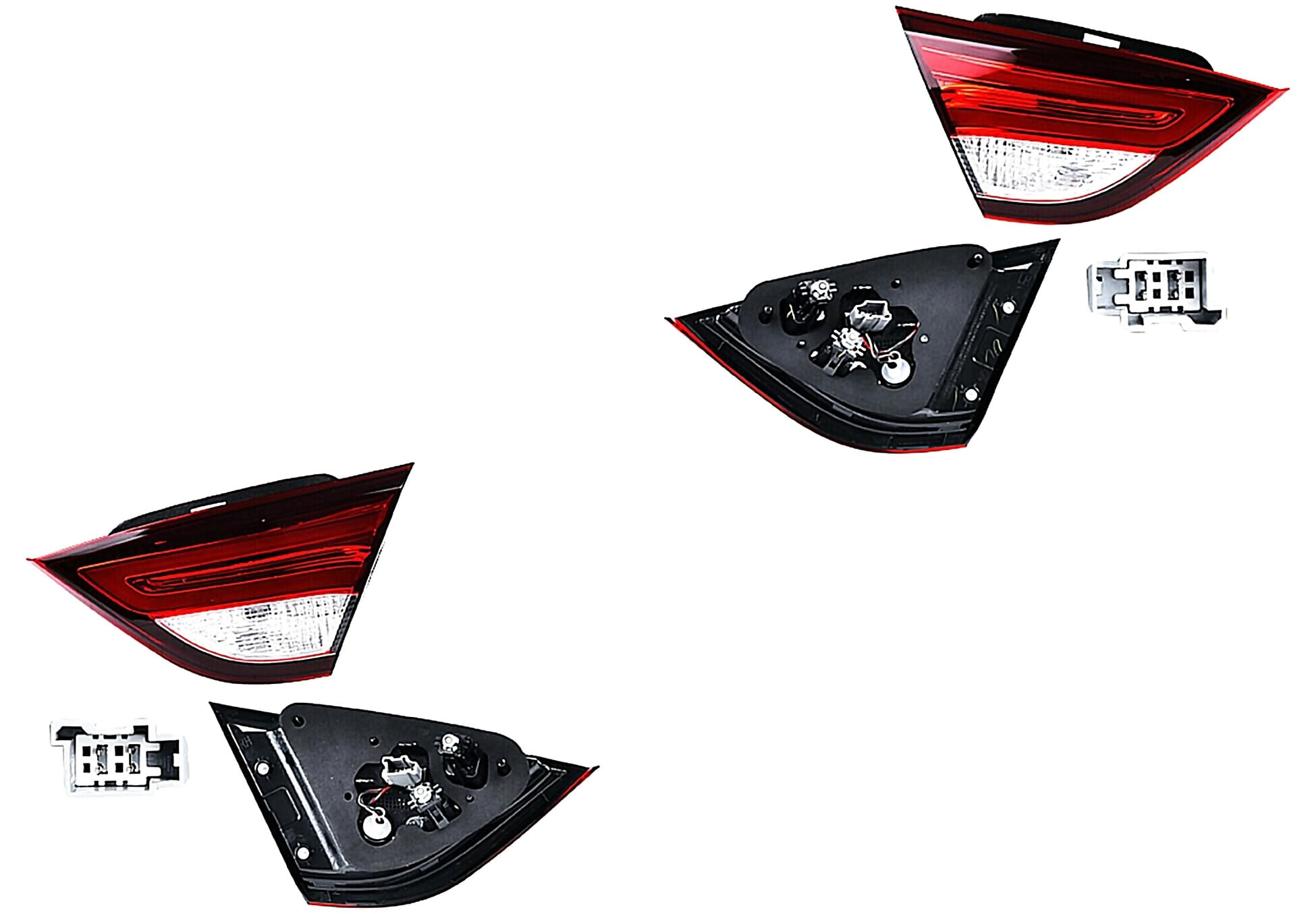 Par De Calaveras Interiores Con Leds