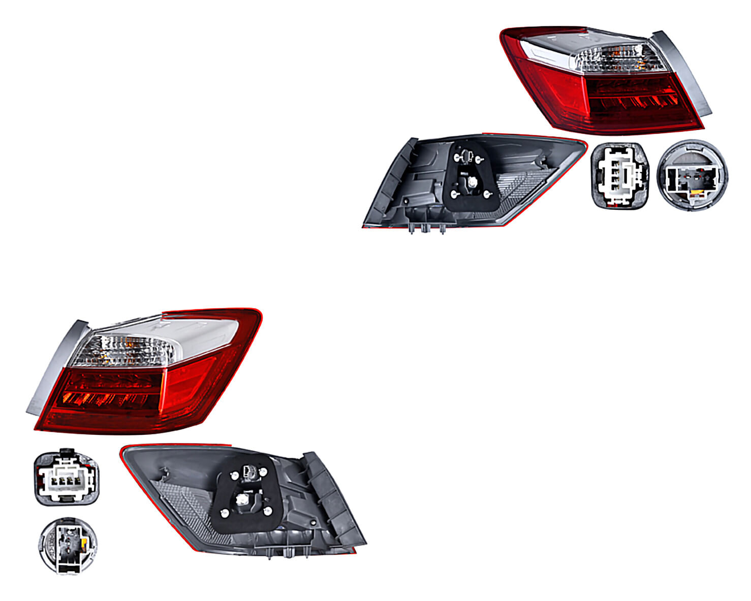 Par De Calaveras Exteriores Con Leds