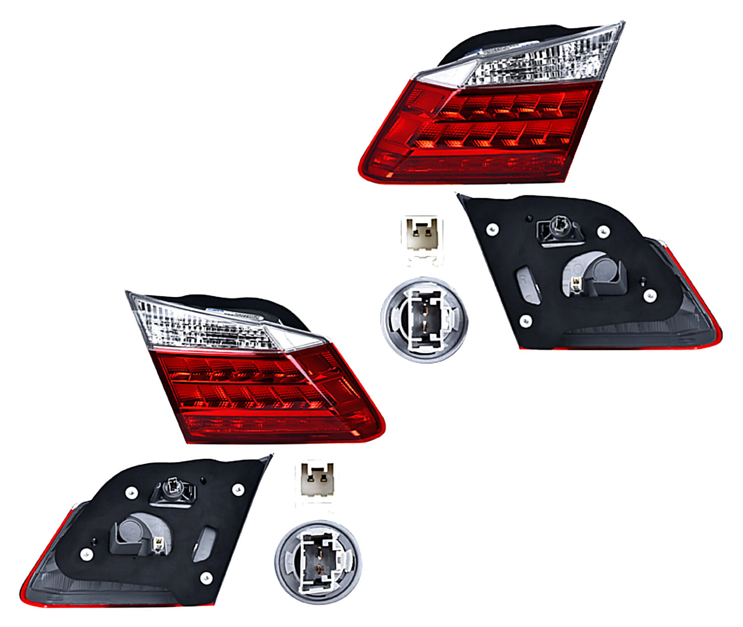 Par De Calaveras Interiores Con Leds