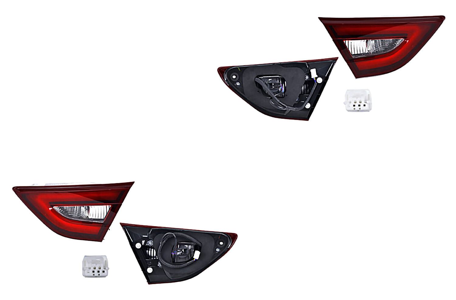 Par De Calaveras Interiores Con Leds