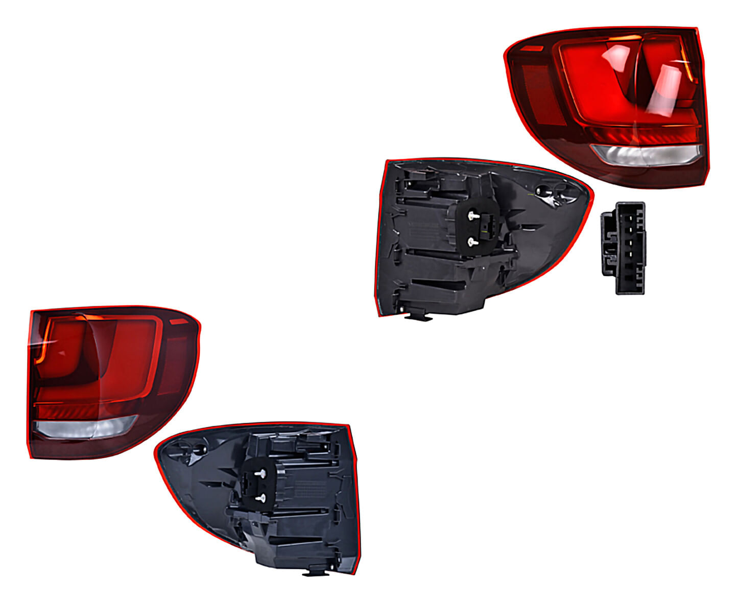 Par De Calaveras Exteriores Con Leds