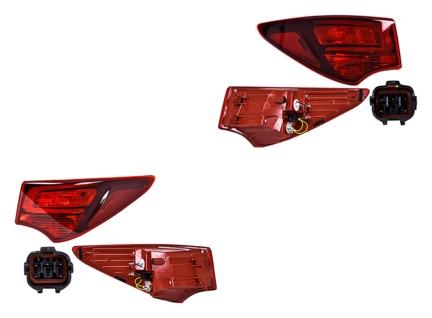 Par De Calaveras Exteriores Sin Leds