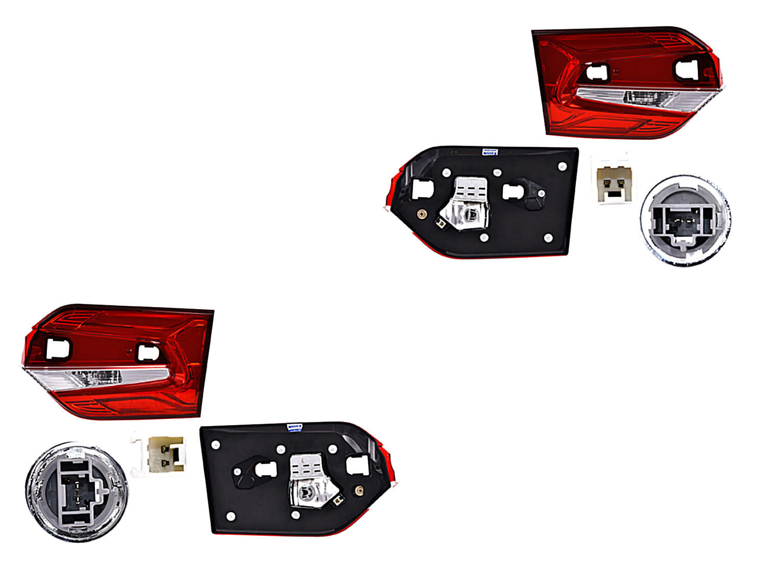 Par De Calaveras Interiores Con Leds