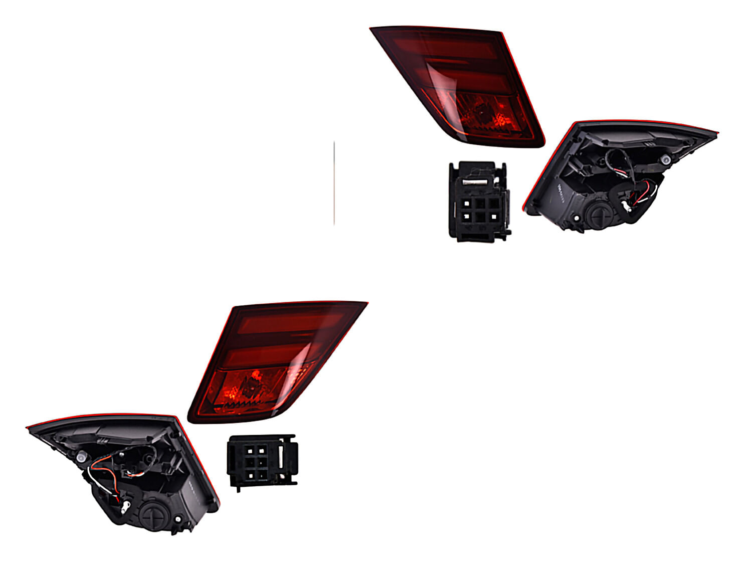 Par De Calaveras Interiores Con Leds