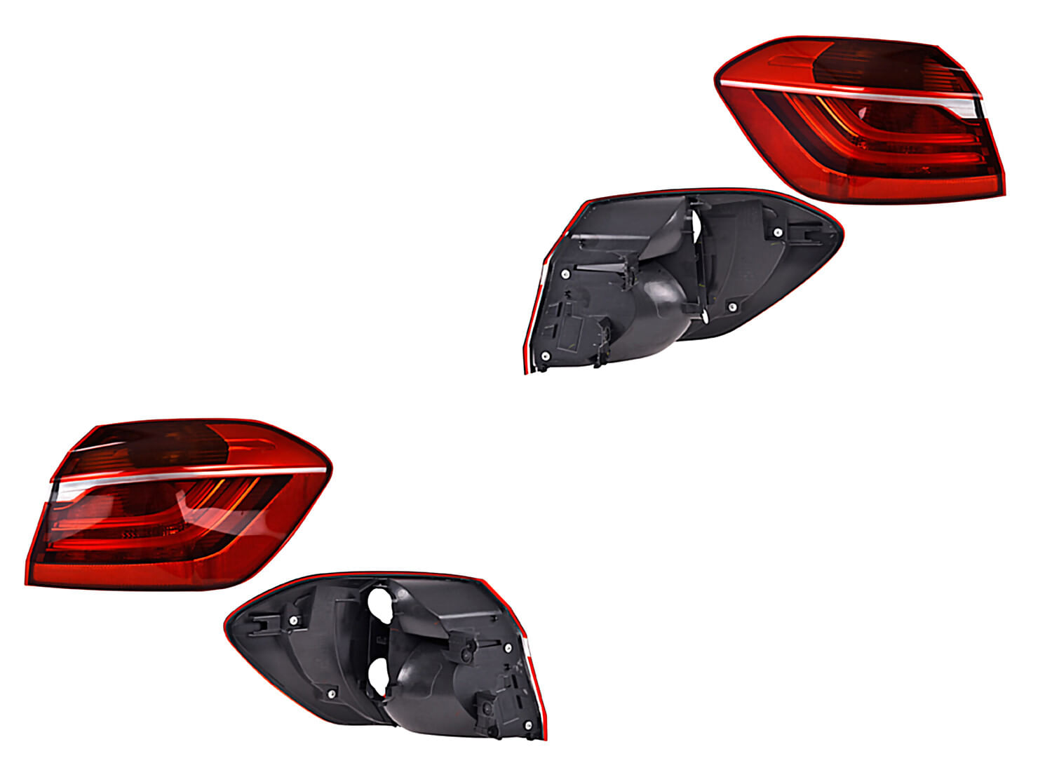 Par De Calaveras Exteriores Con Leds