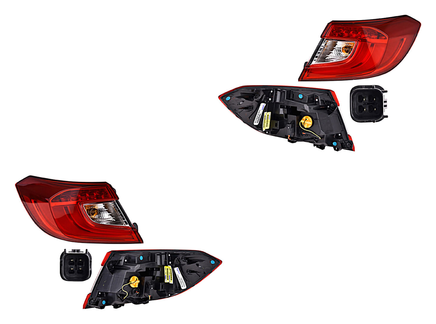 Par De Calaveras Exteriores Con Leds