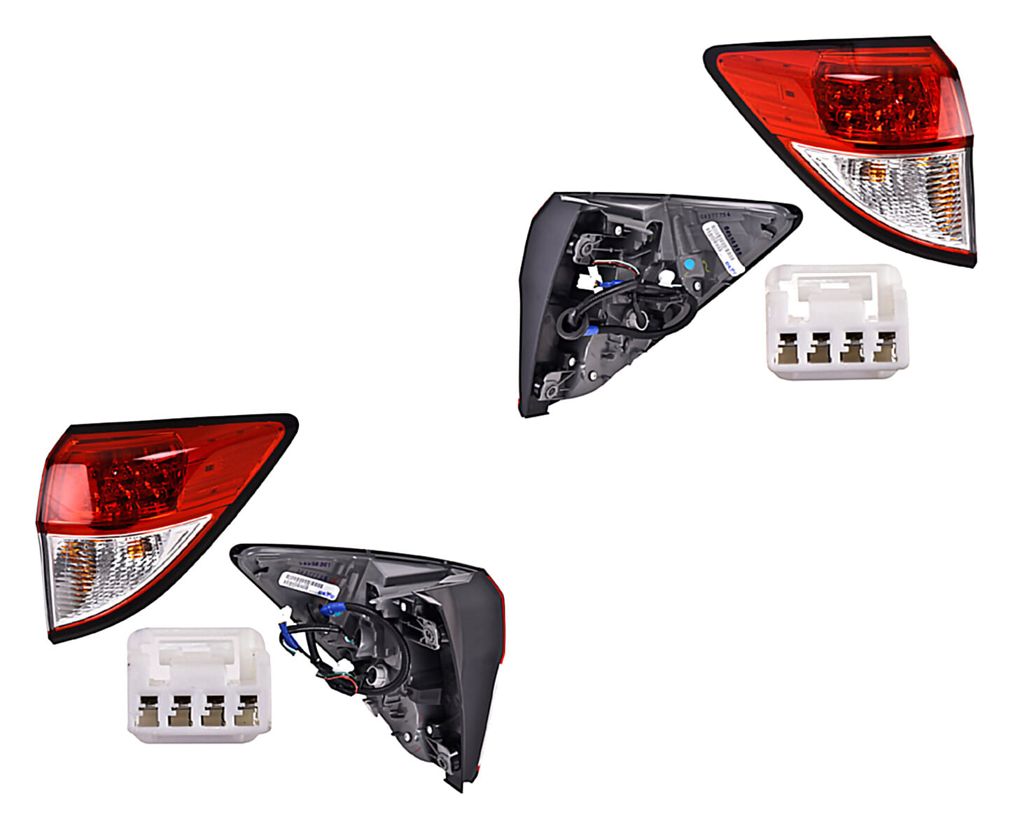 Par De Calaveras Exteriores Con Leds