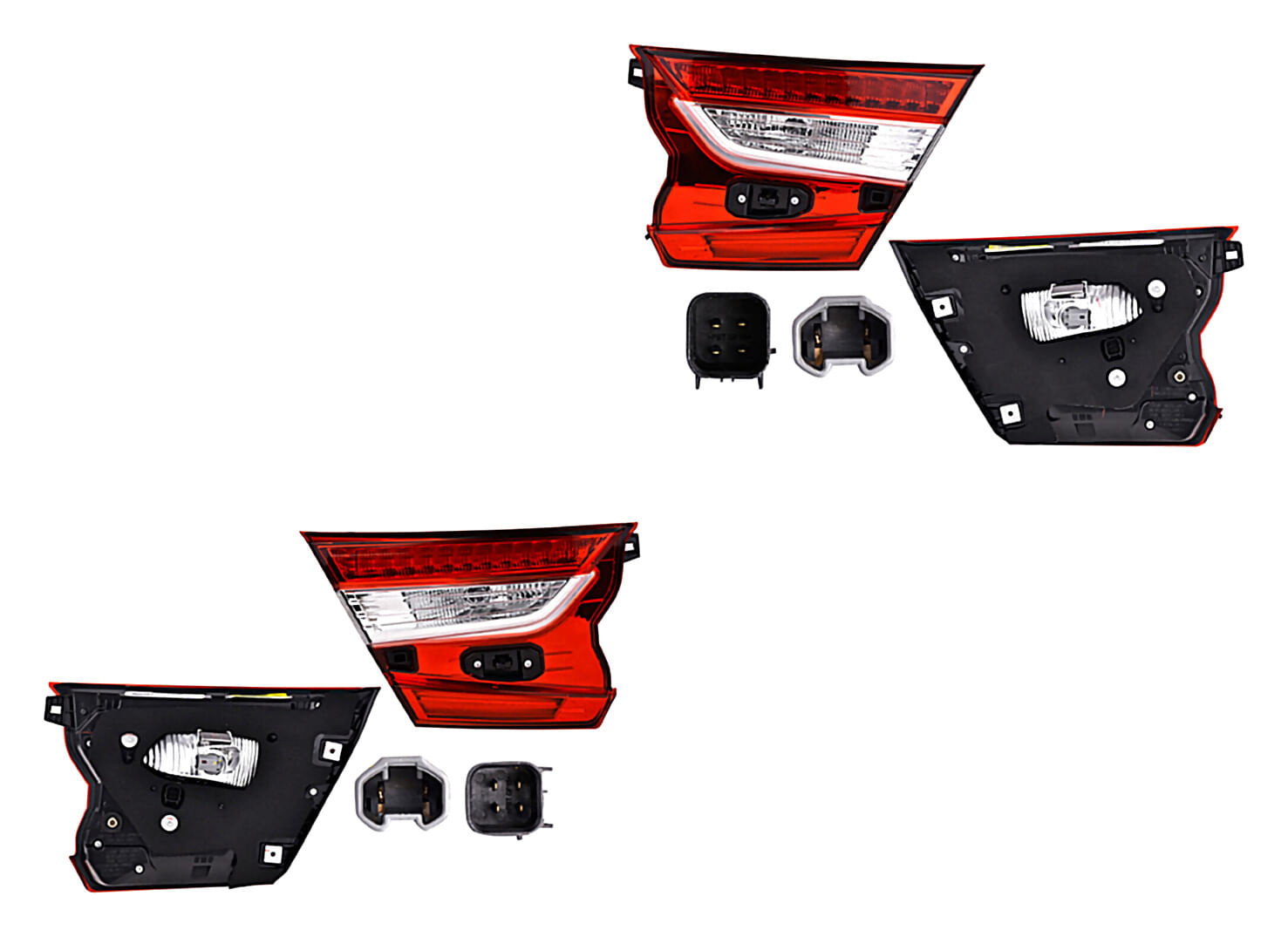 Par De Calaveras Interiores Con Leds